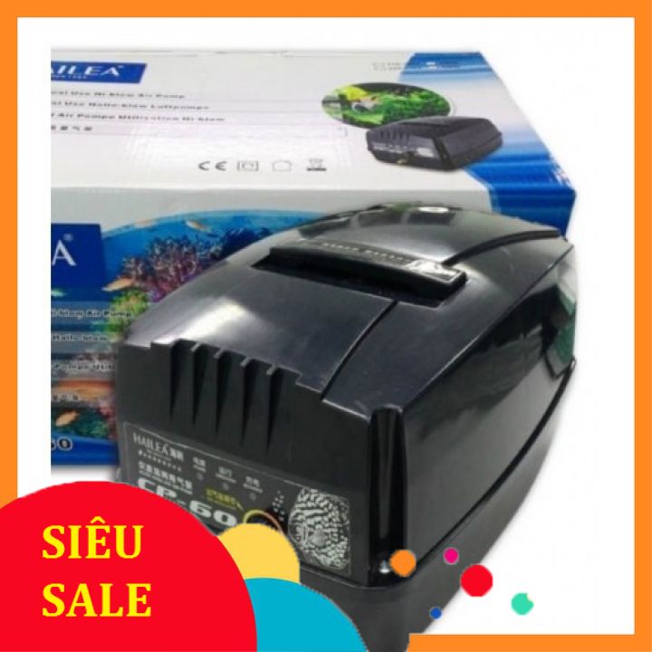 Máy sủi khí - sủi oxi tích điện cho hồ Koi Hailea CP 60