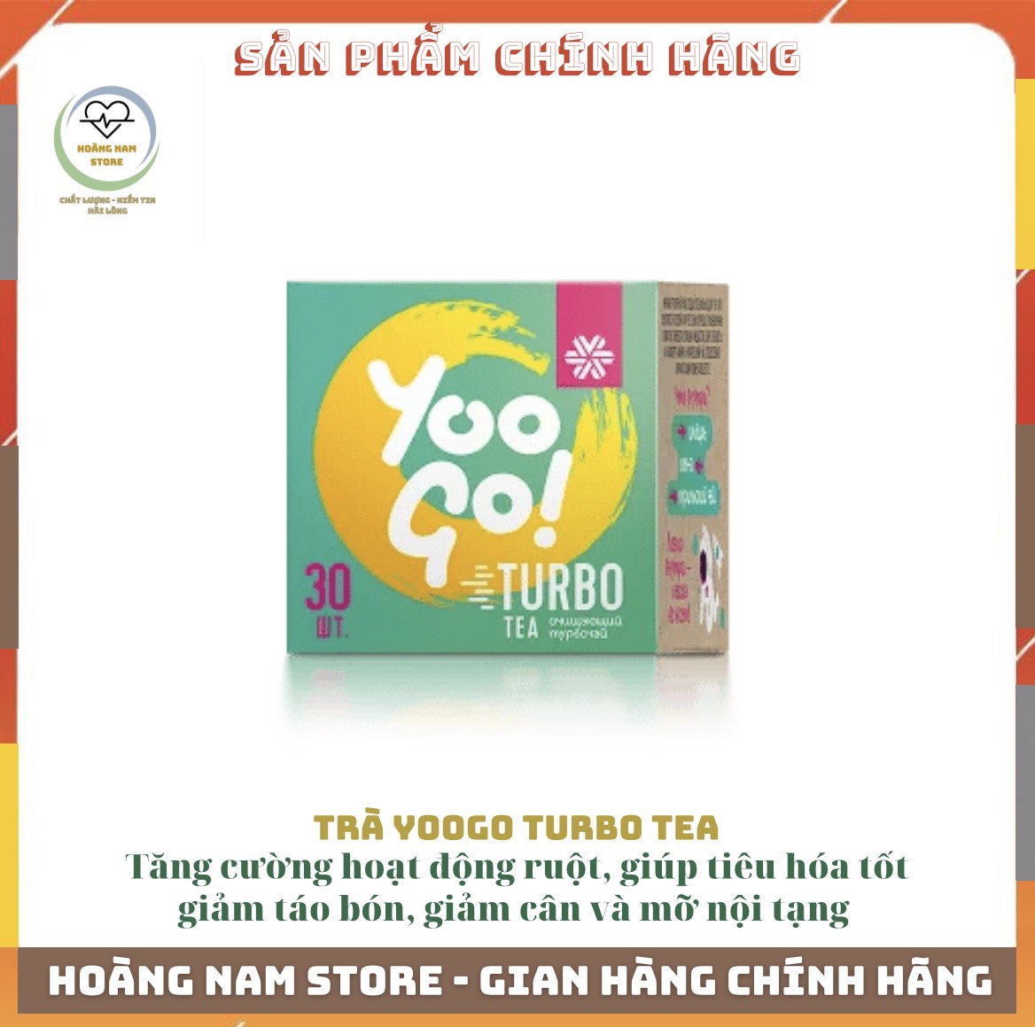 Trà thảo mộc siberian YooGo Turbo Tea, Hỗ trợ giúp giảm cân hiệu quả, an toàn, giúp cải thiện hệ tiêu hóa khỏe mạnh, Hộp 30 gói