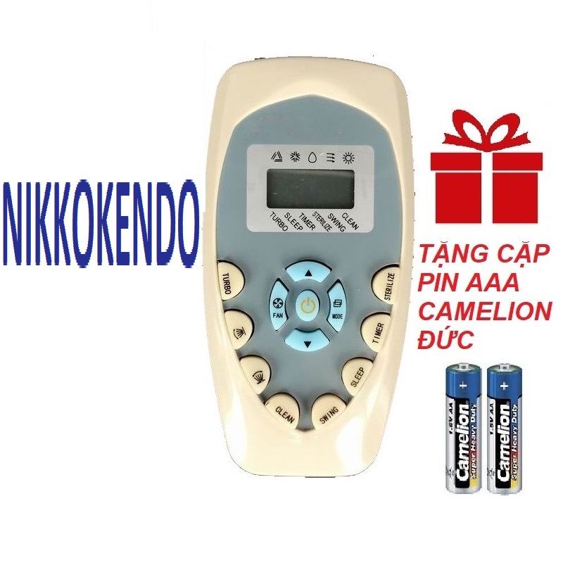Remote Điều Khiển Máy Lạnh Máy Điều Hòa NIKKOKENDO mẫu 1