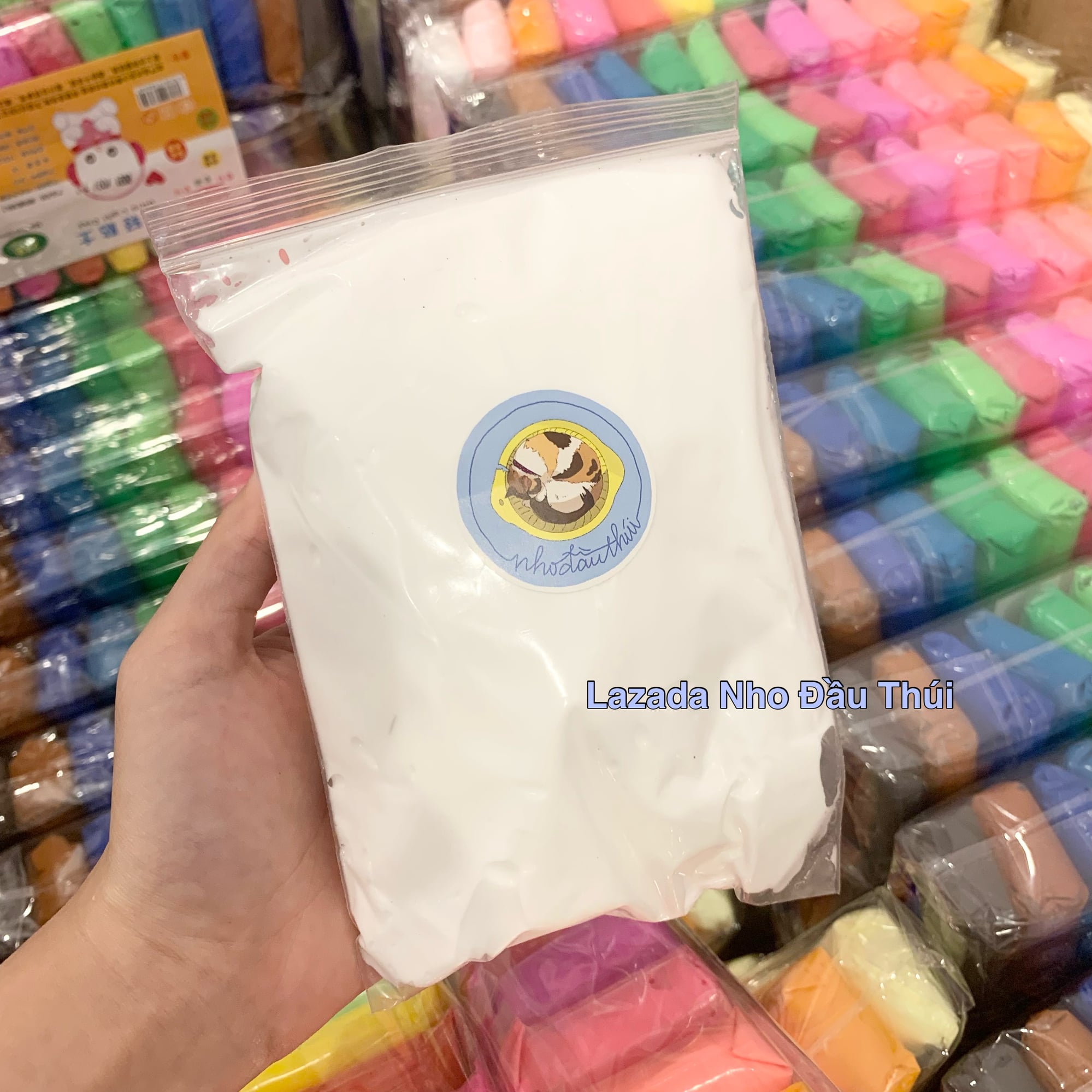 [100gram] Đất Nặn/Đất Sét Nhẹ Tự khô Túi 100GRAM An Toàn Cao Cấp