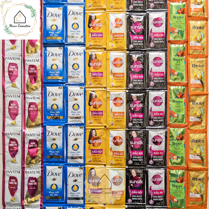 Dây Dầu Gội Dầu Xả Dove, Rejoice, Pantene, Sunsilk
