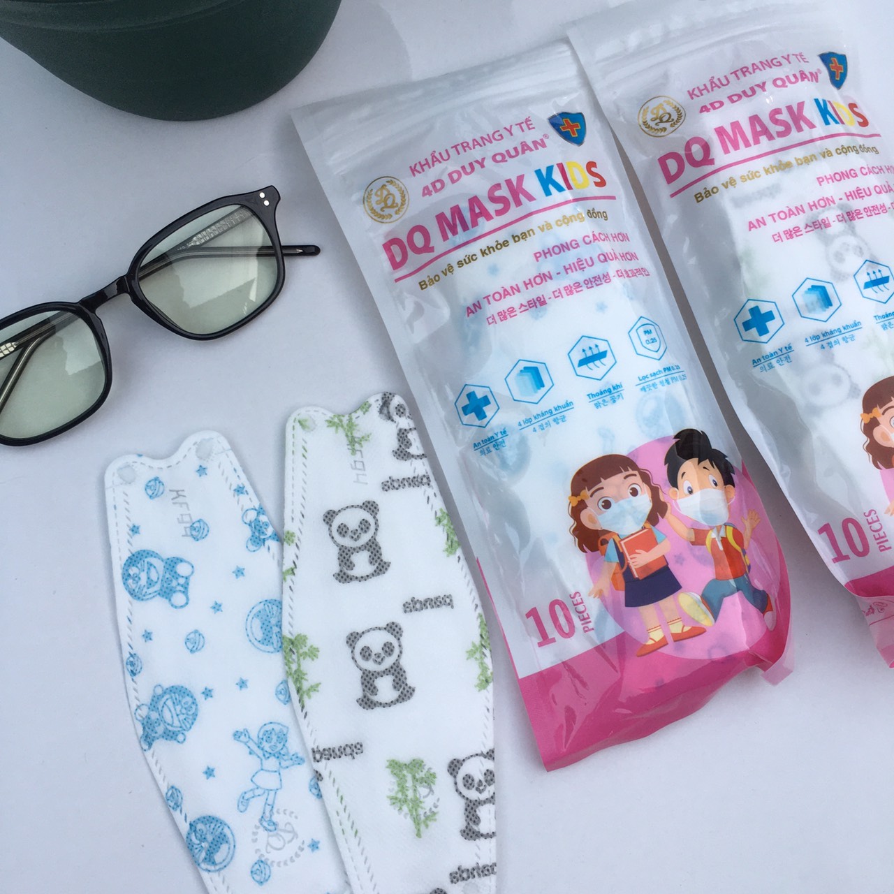 Khẩu trang trẻ em từ 3 đến 8 tuổi