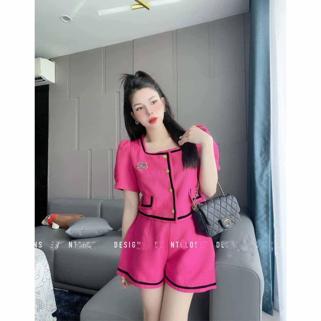 Set bộ tiểu thư tay phồng