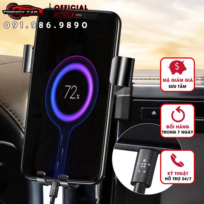 Giá đỡ kẹp điện thoại tiện dụng để trên xe hơi  Giá Đỡ Điện Thoại Trọng Lực Kẹp Cửa Gió Điều Hòa Ô Tô
