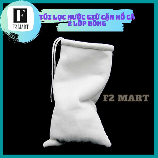Túi lọc nước giữ cặn hồ cá 2 lớp bông