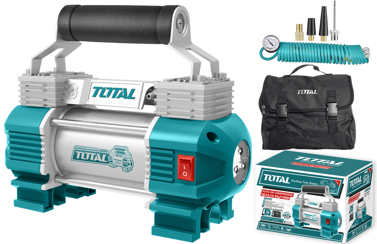 Máy bơm hơi hơi lốp xe ô tô 12v total ttac2506