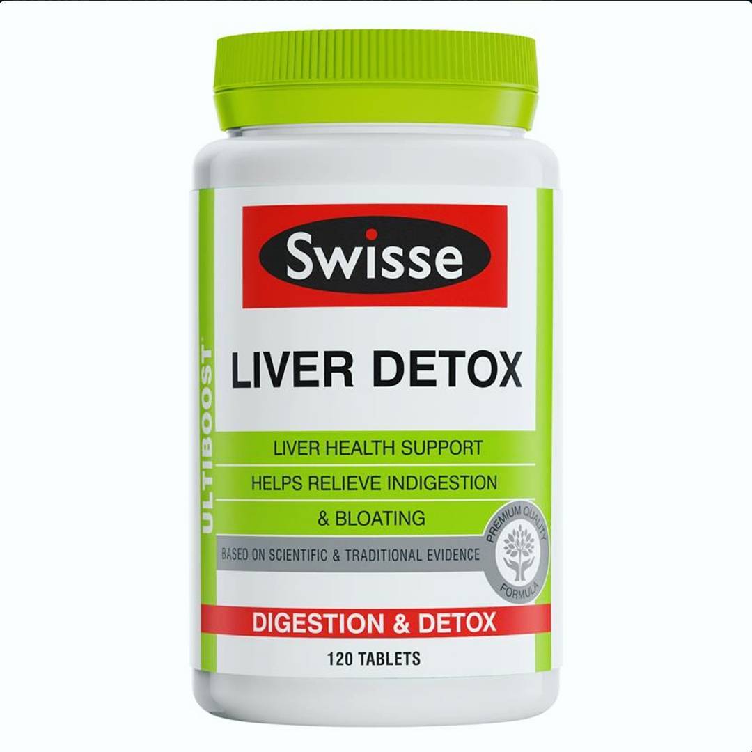 Viên uống swisse liver detox giúp thải độc gan 120 viên - úc