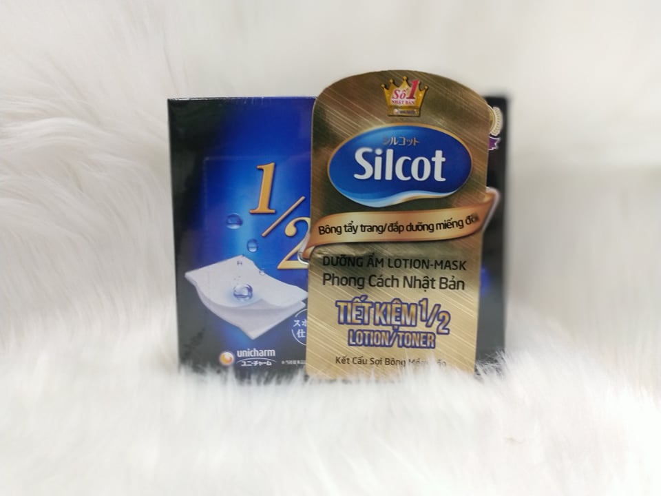 Bông Tẩy Trang Silcot Miếng Đôi 40 Miếng