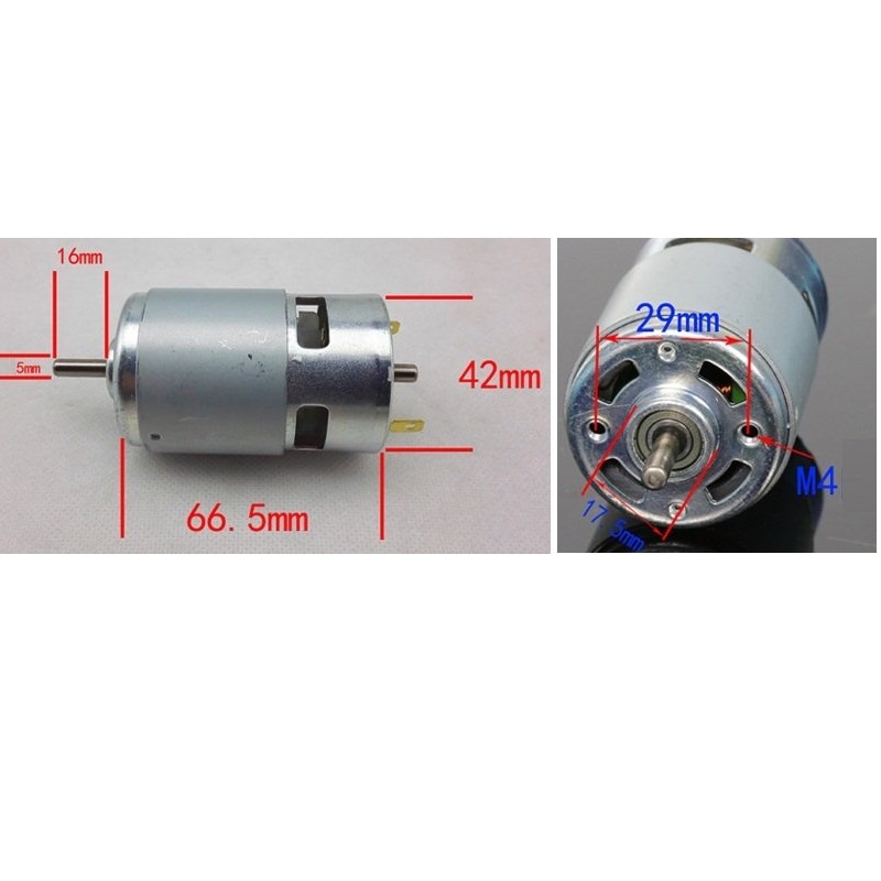 Động cơ 775 trục vát 60w