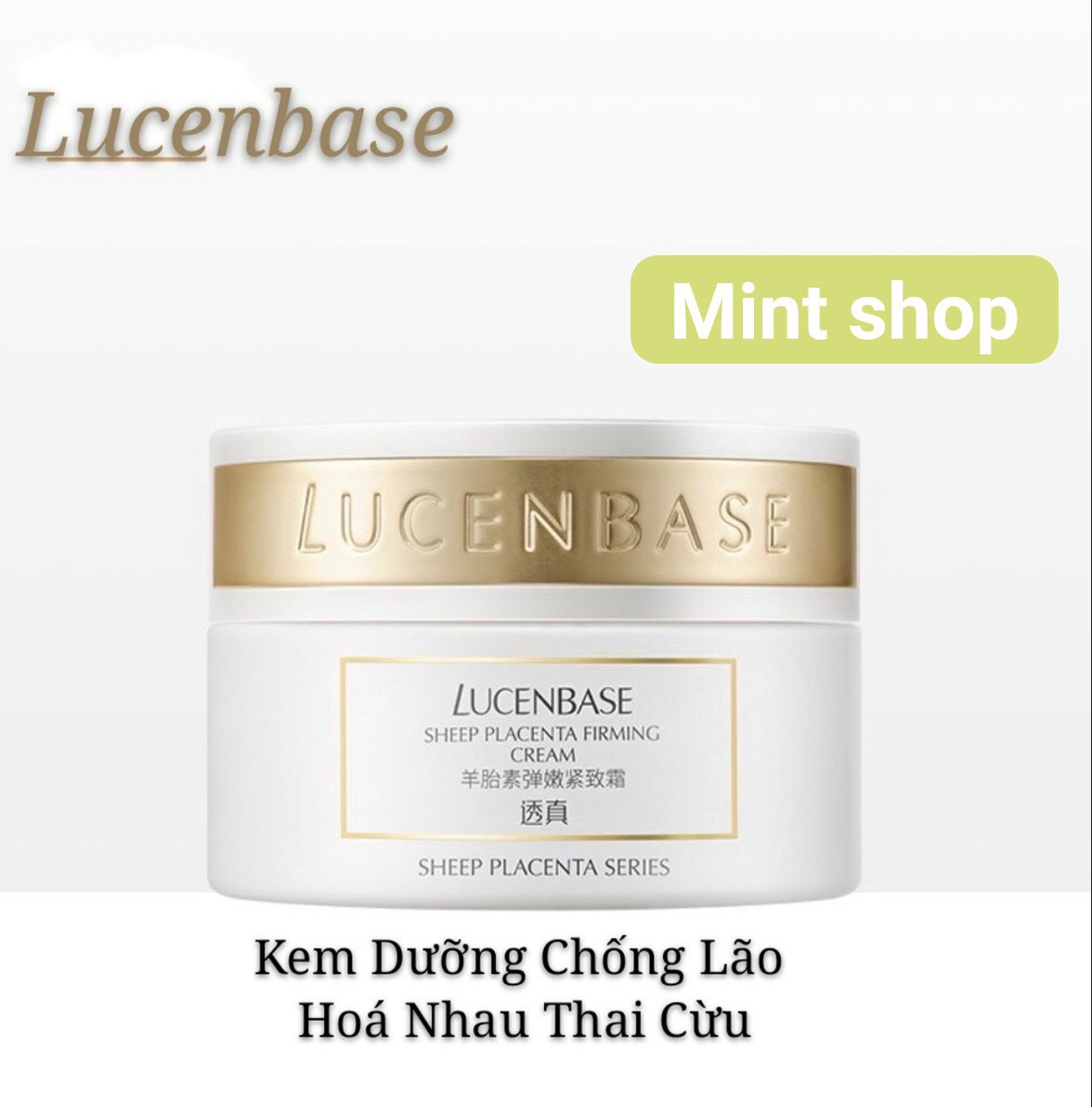 Lucenbase kem cừu trẻ hoá căng mịn da