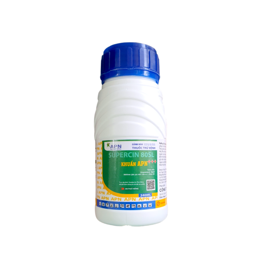KHUẨN APN+++ chai 240ml Trừ khuẩn với hoạt chất sinh học, giúp chặn đứng tất cả các bệnh do vi khuẩn ngay sau khi phun. Đồng thời hiệu ứng xanh lá, tăng cường kích kháng cho cây.