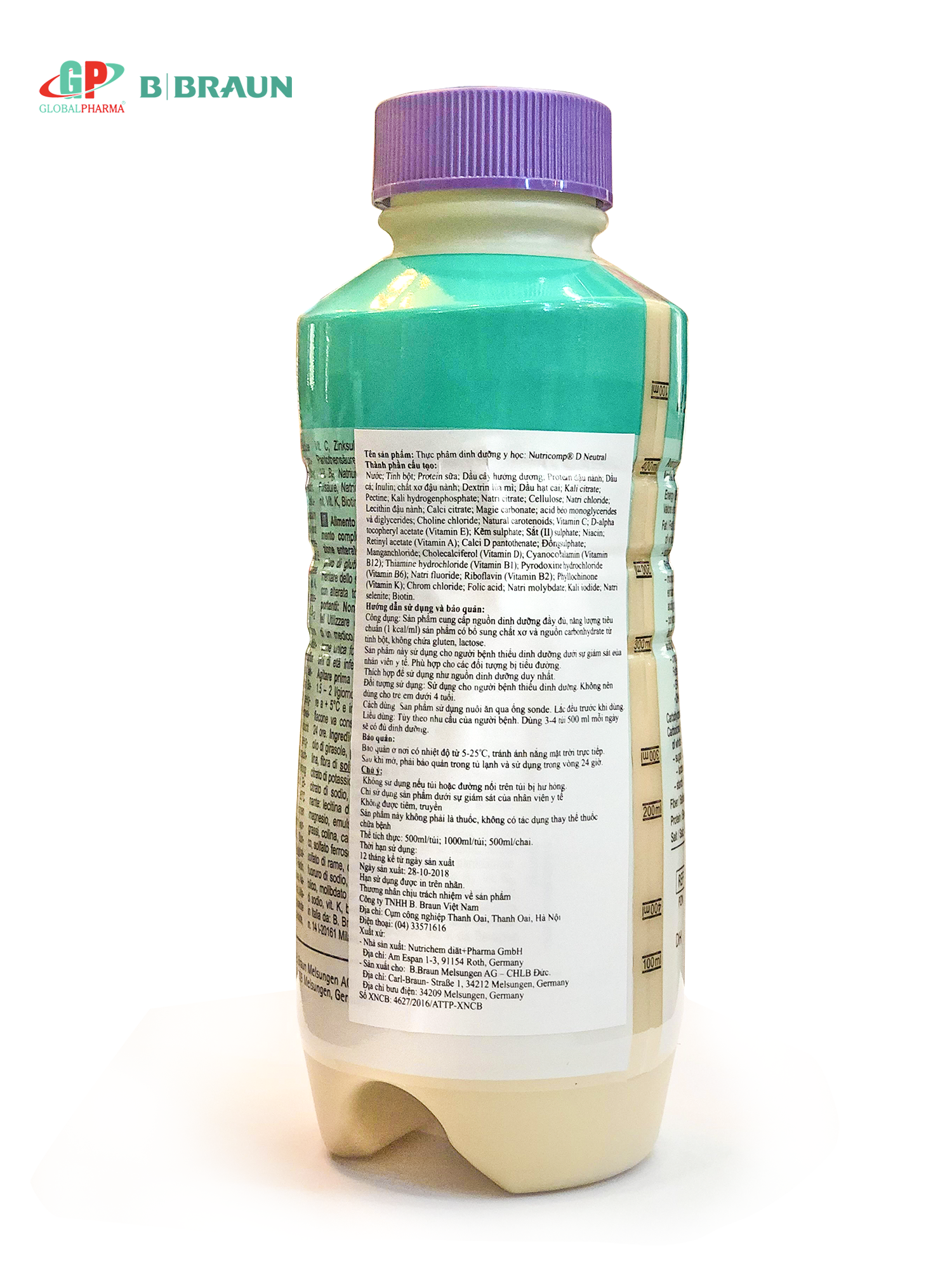 Sữa dinh dưỡng Nutricomp® D 500ml