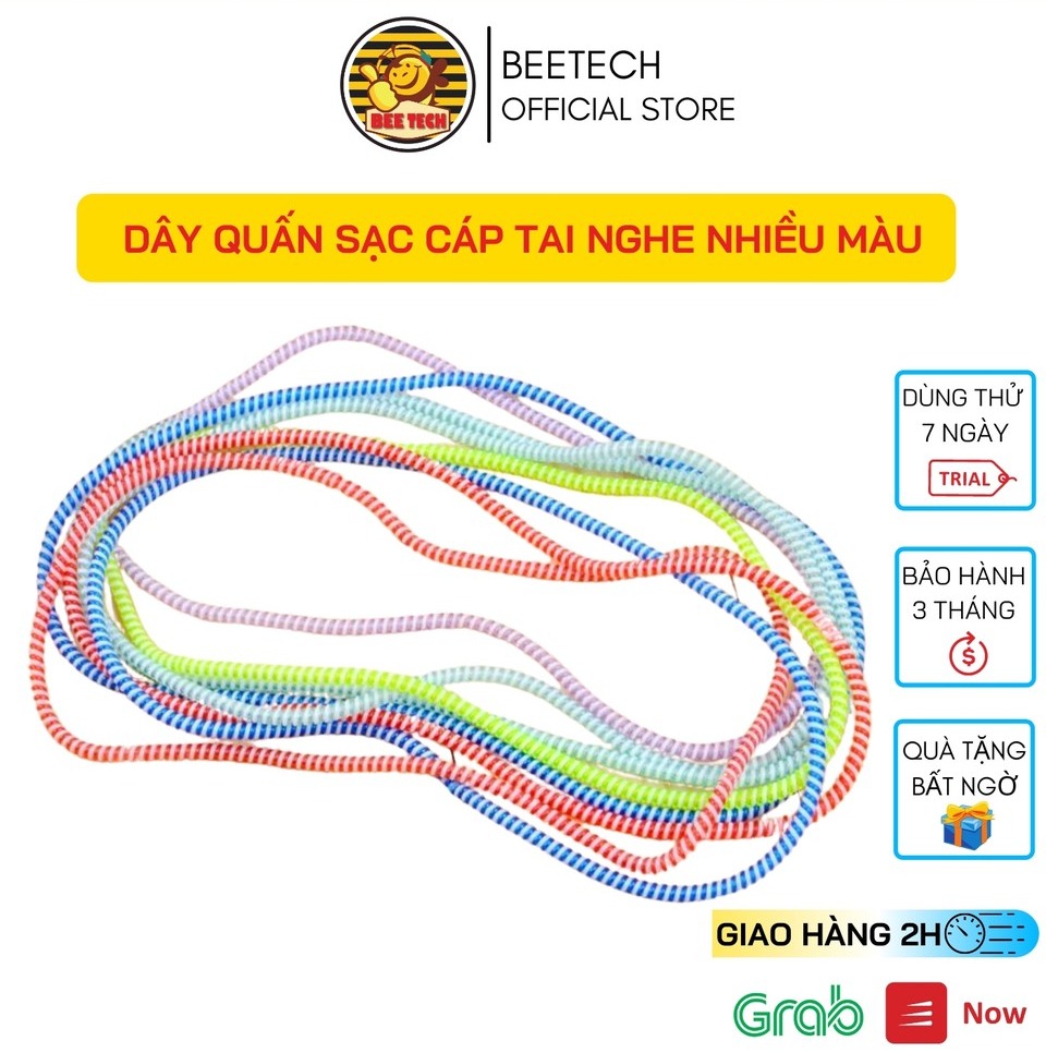 Dây quấn bảo vệ cáp sạc và tai nghe , bọc bảo vệ chống đứt gãy cáp - Beetech
