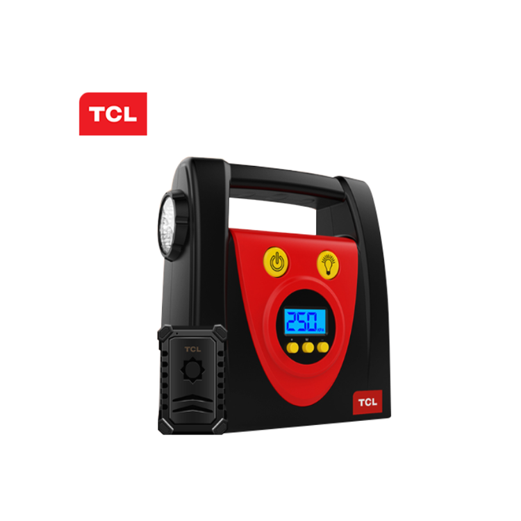Máy bơm lốp ô tô, xe hơi đa năng 12V, tự ngắt tích hợp màn hình led digital nhãn hiệu TCL-TB3