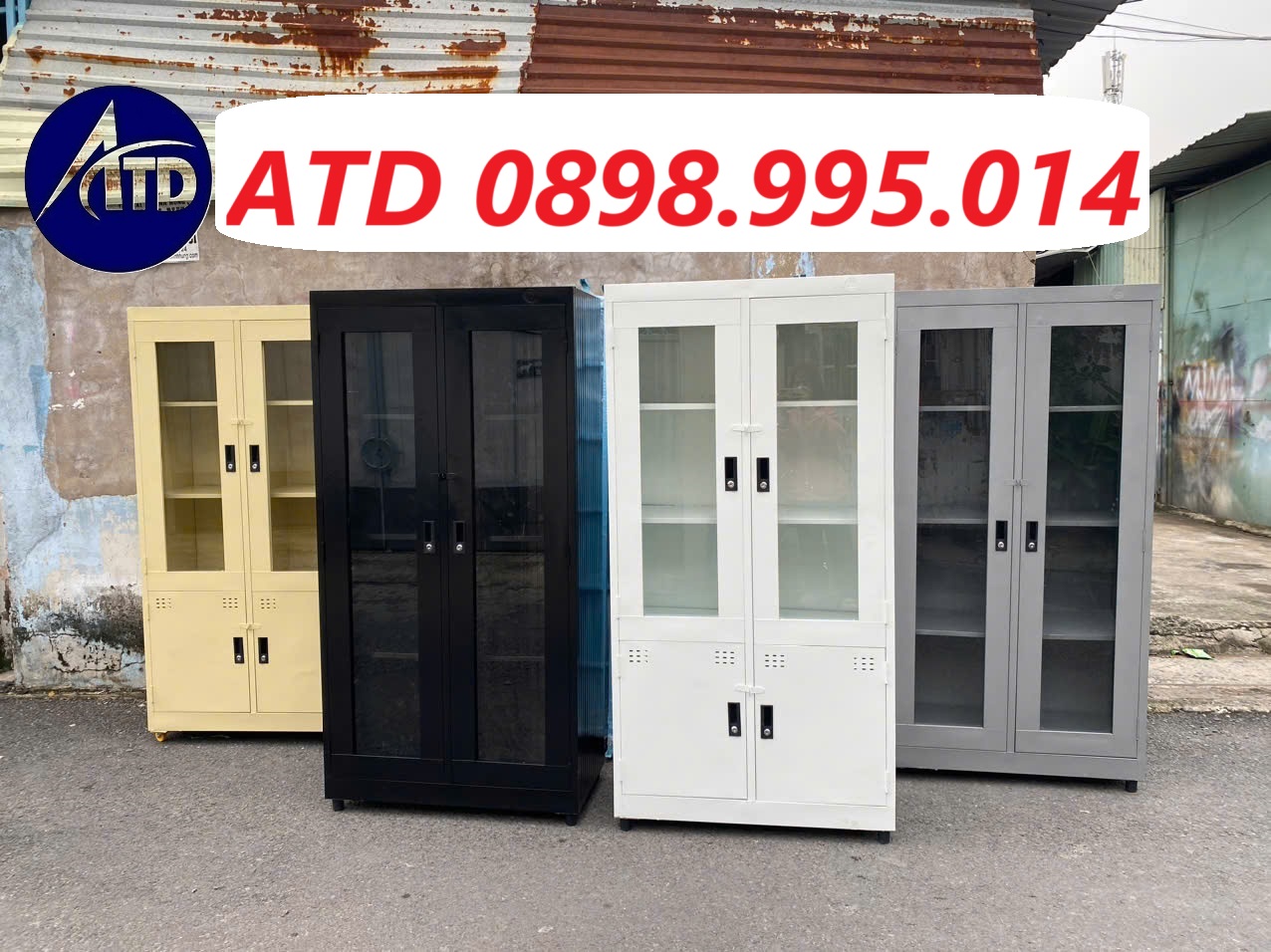 Tủ hồ sơ kiếng suốt đựng hồ sơ văn phòng cao cấp sơn dầu sơn tĩnh điện giá rẻ - tủ sắt để tài liệu có chìa khóa hcm