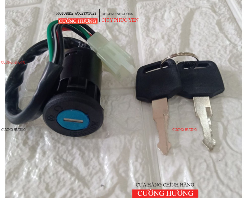 Khóa điện xe cúp 81 ,82 ,win thái 100 - phụ tùng xe máy ch