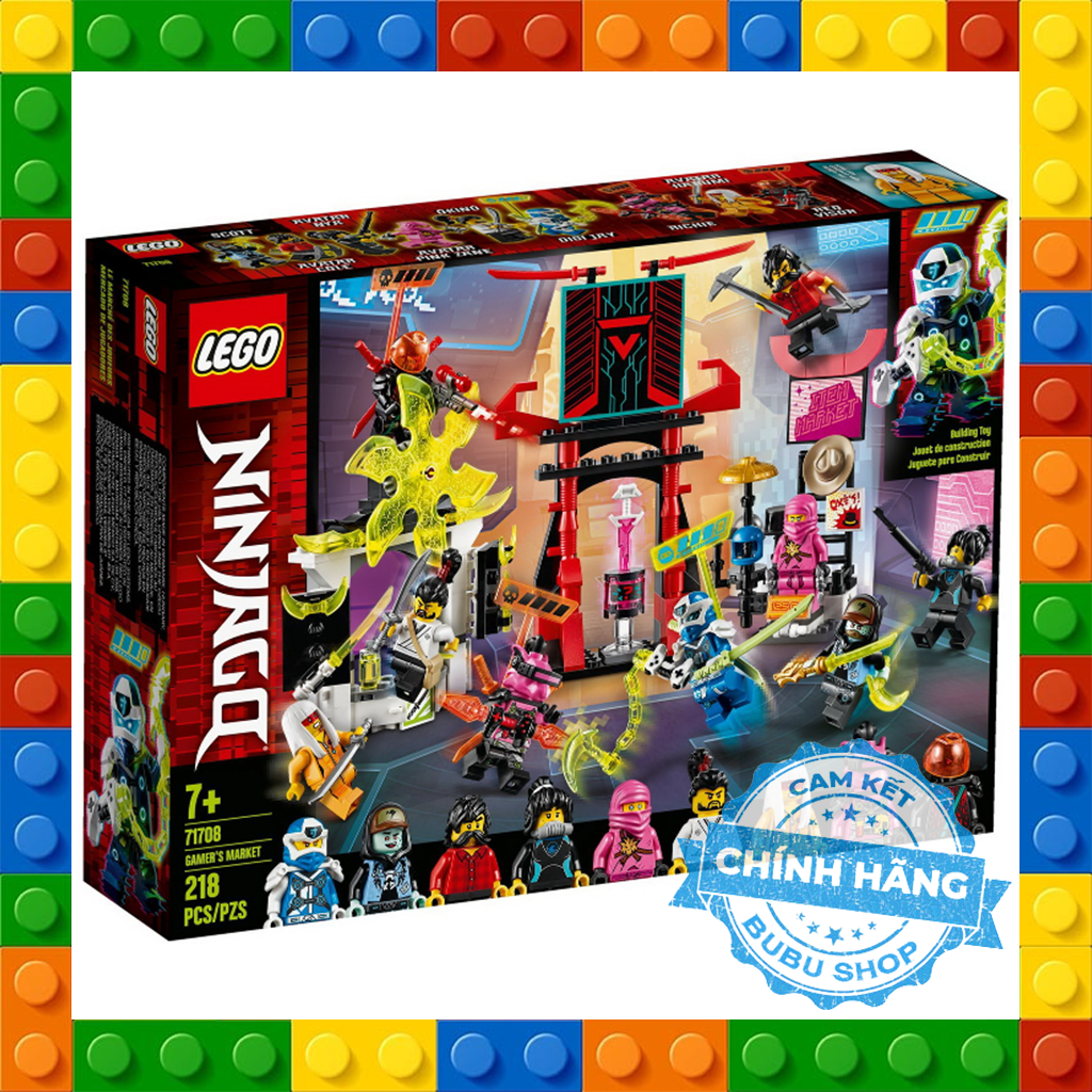 Lego ninjago 71708 - gamer's market - bộ xếp hình lego sàn đấu game thủ