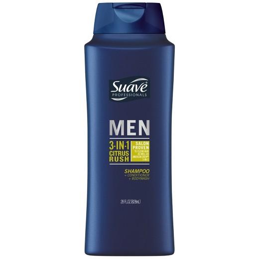 Tắm gội suave men 3in1 828ml