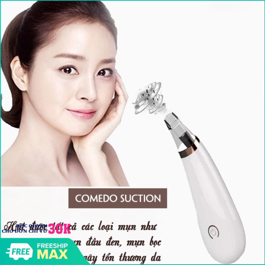 Máy hút mụn đầu đen , mụn cám, chăm sóc da mặt cao cấp COMEDO SUCTION- Máy hút mụn đầu đen mini, máy hút mụn đầu đen tốt - Hỗ trợ đổi trả 7 ngày