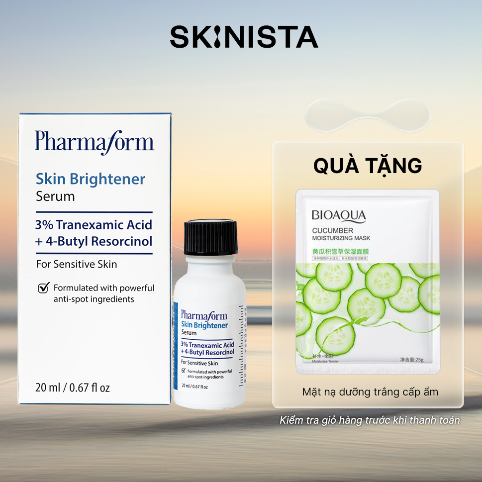 Serum trắng da, Giảm thâm mụn và thâm nám Pharmaform Skin Brightener 20ml