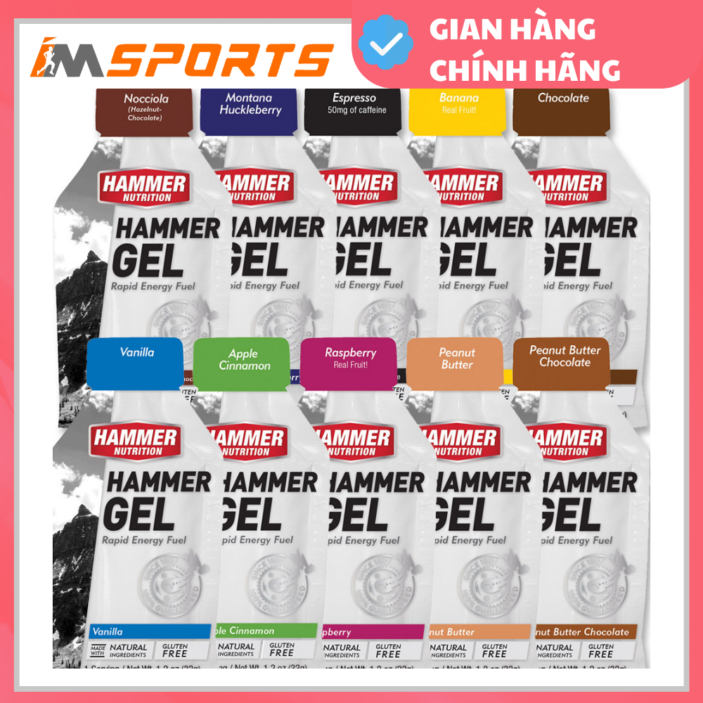 Gói Gel năng lượng Hammer Nutrition - Nhiều vị