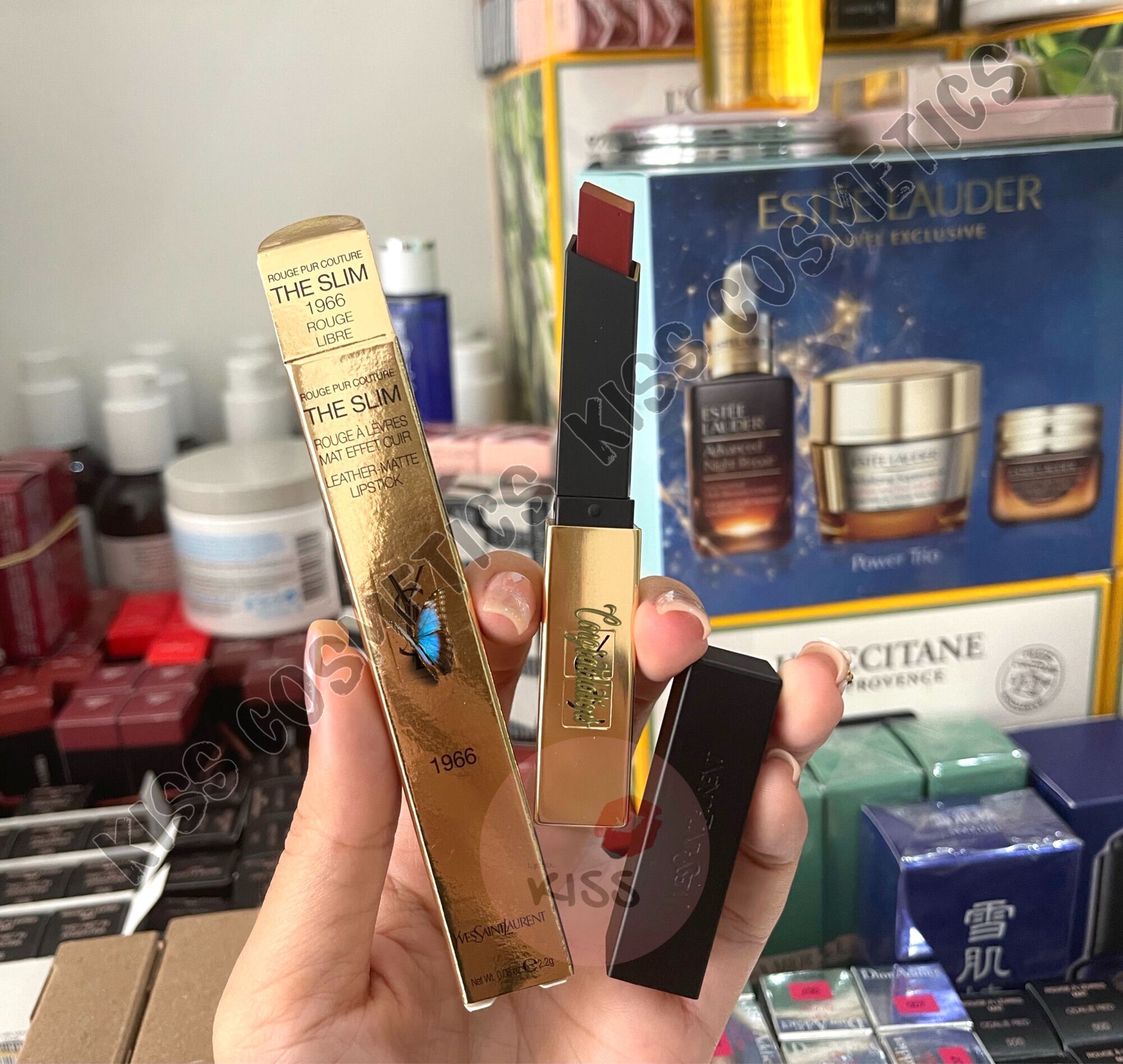 - son y.sl rouge pur couture the slim 1966 đỏ đất - kiss cosmetics