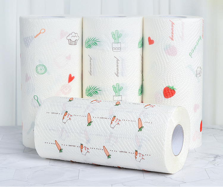 Cuộn khăn giấy thấm dầu hình củ quả