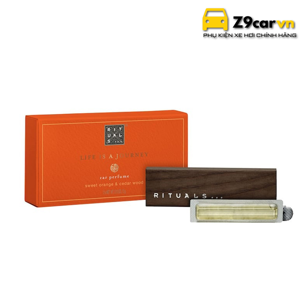Rituals hương cam gỗ Mehr sáp thơm kẹp cửa gió ô tô