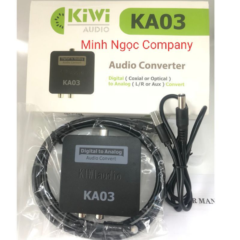 Bộ chuyển đổi âm thanh digital sang analog kiwi ka03 - hàng