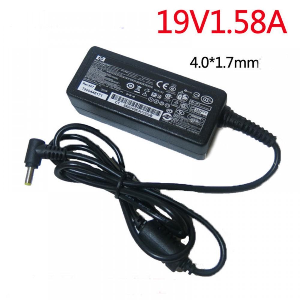 Sạc laptop HP 19V-1.58A Mini + Tặng dây nguồn