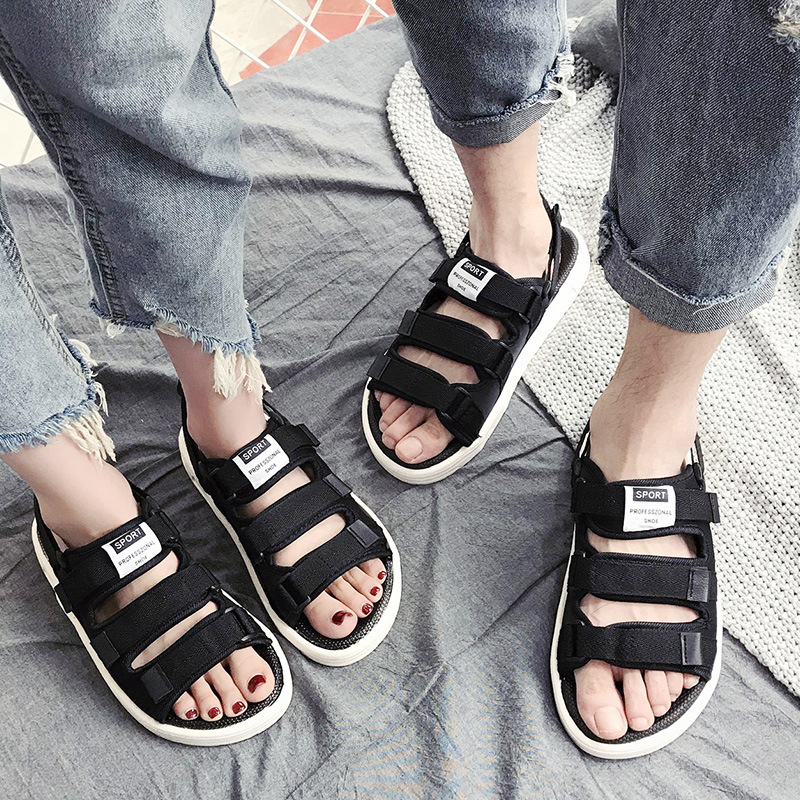 [Unisex] Giày sandal học sinh sinh viên quai ngang kiểu bassic thanh lịch, dép quai hậu Full size nam nữ, Dép quai hậu, sandal nam nữ chan 2 màu đen,trắng cự hót đế êm siêu nhẹ siêu bền - ABCD SHOP