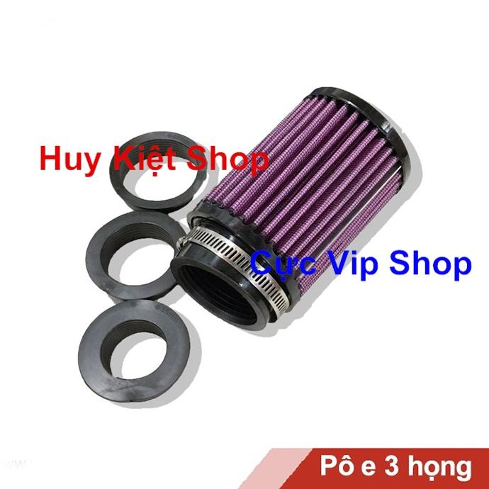 Pô E Tăng Tốc 3 Họng Gắn Sonic-Exciter-Winner-Raider-Satria-Bình Bông Mai MS2188