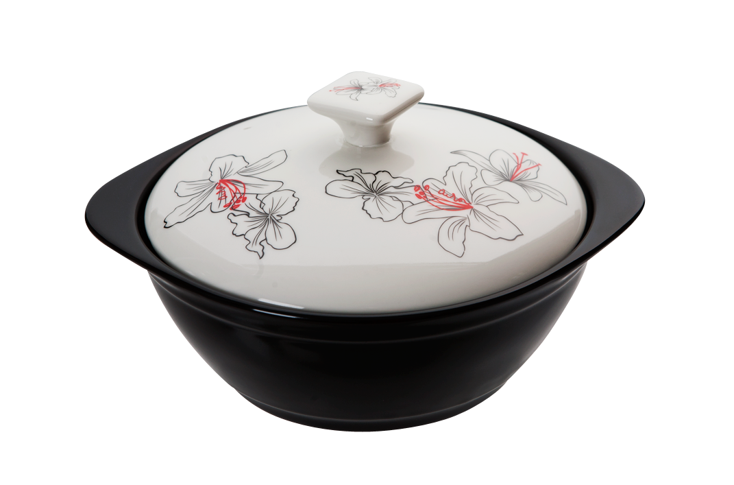 Nồi Đất Nắp Sứ Hoa Văn Dong Hwa Dòng CS003 Dung Tích 800ml