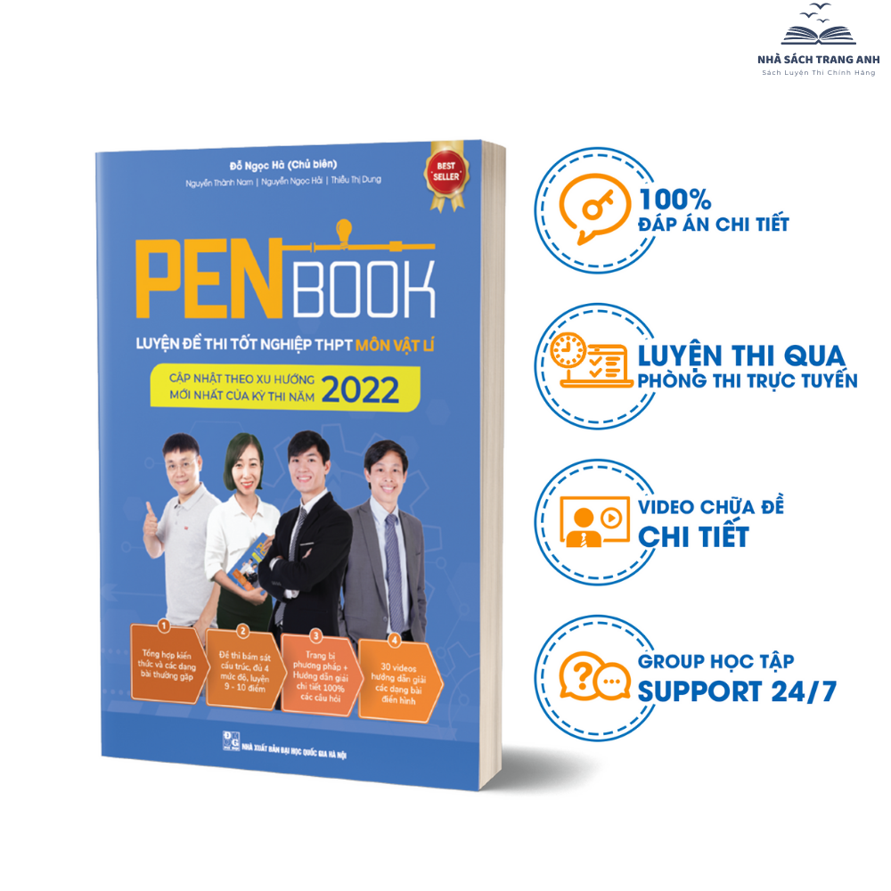 Sách - PENBOOK 2022 Luyện Đề Thi Tốt Nghiệp THPT Môn Vật Lí