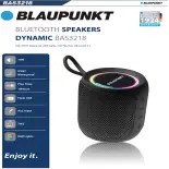 Loa Bluetooth Blaupunkt Dynamic BAS3218 Mini Nghe Nhạc Bass Mạnh Căng Pin Trâu Có Thẻ Nhớ Chống Nước Led RGB Chính Hãng