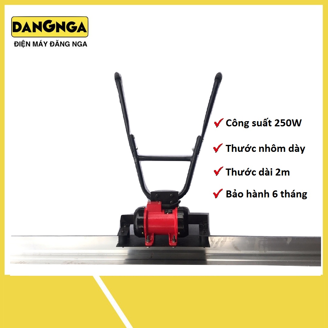 Máy đầm thước chạy điện-xăng ( bao gồm thước nhôm 2m )