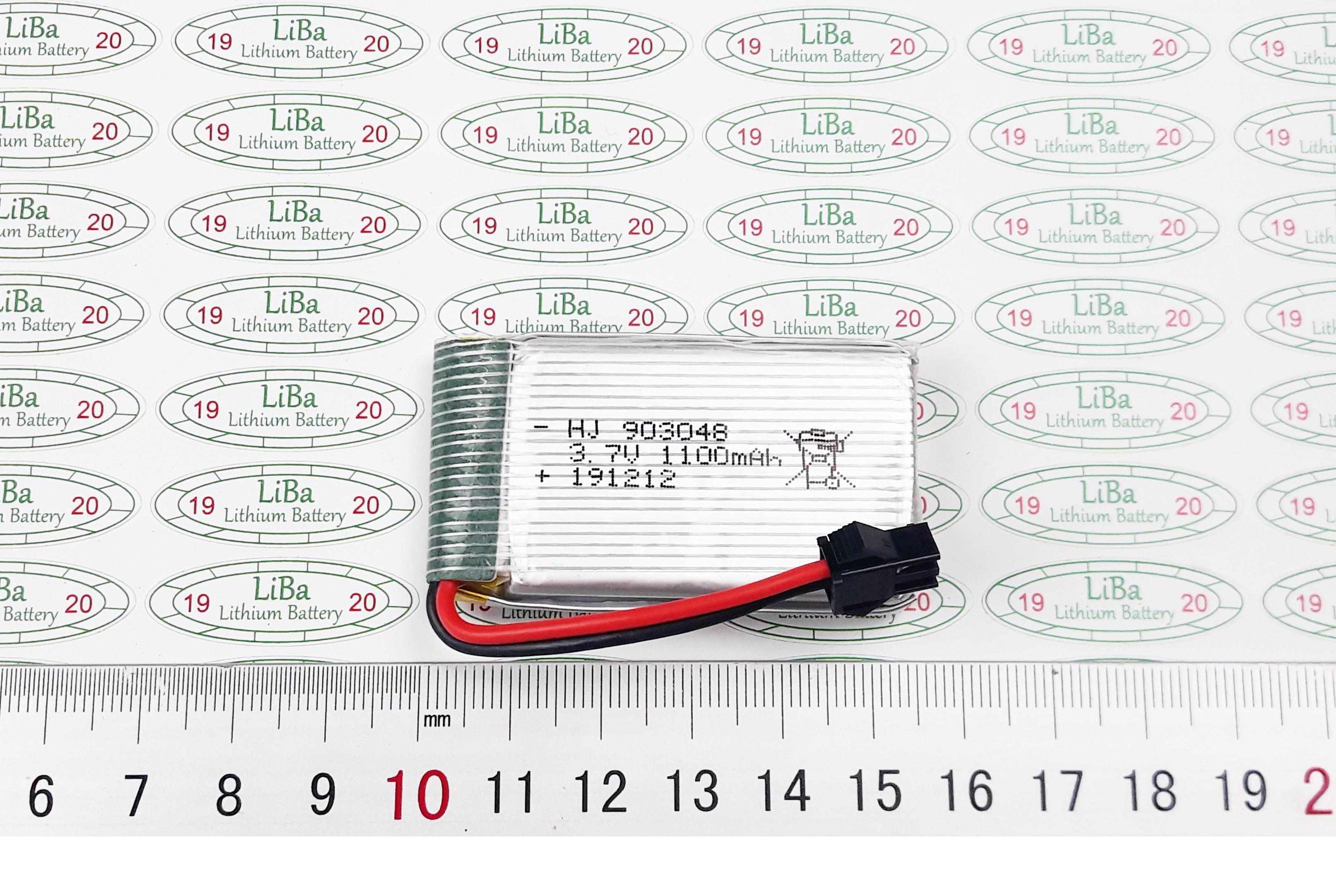 Pin Flycam 3.7V 1100mAh 15C 30x50 mm _ LiBa