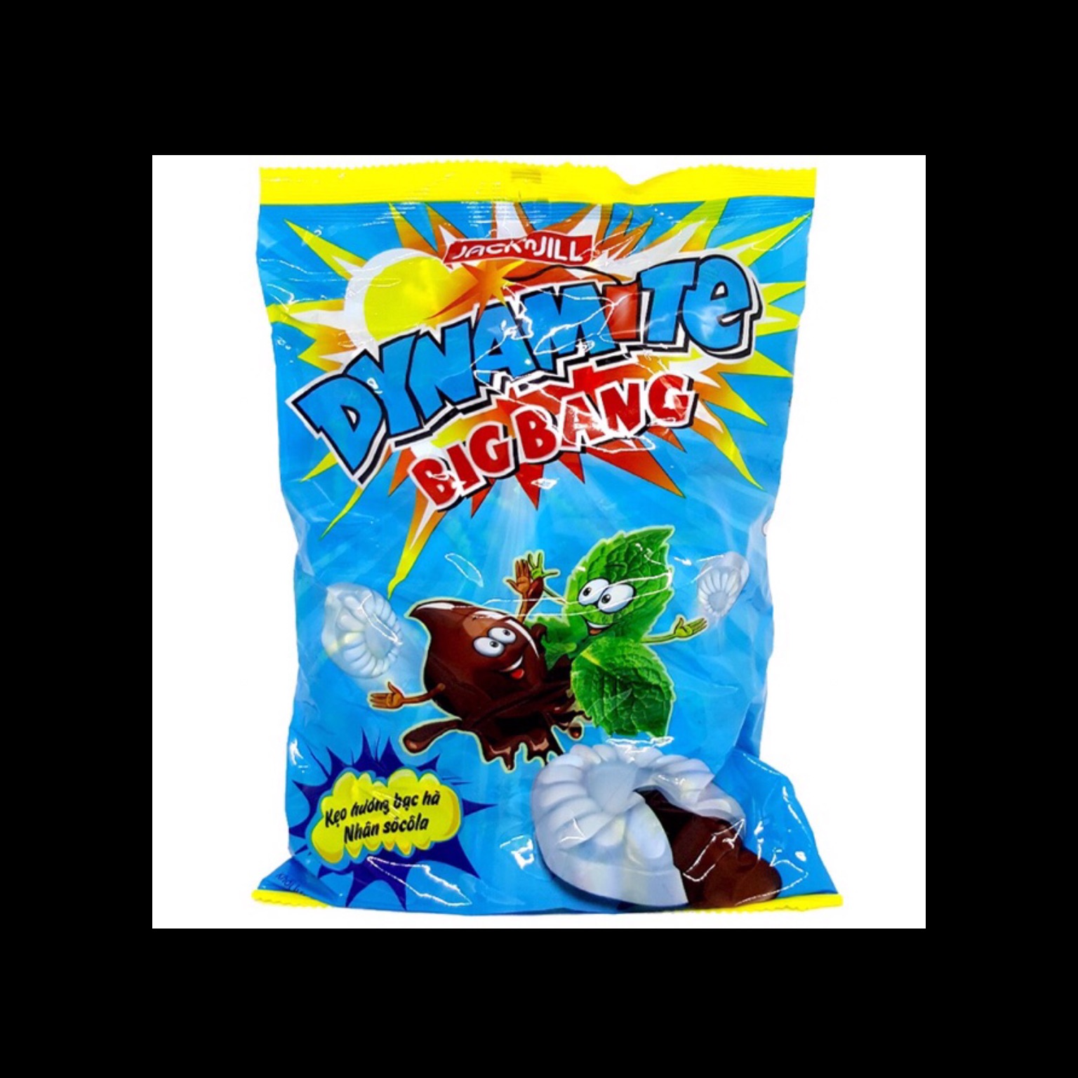 Kẹo Dynamite big bang Bạc Hà Nhân Sôcôla 330g