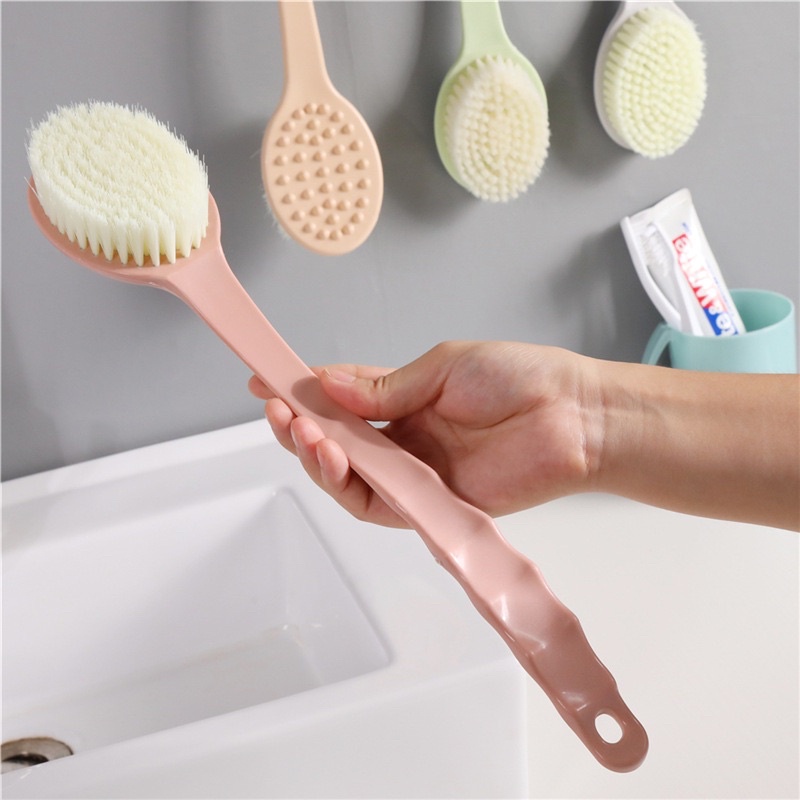 Bàn Chải Cọ Lưng Tẩy Da Chết Cán Dài Tiện Lợi