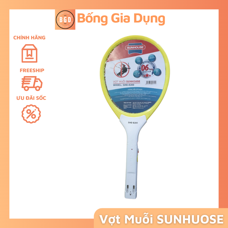 Vợt muỗi điện, vợt muỗi tích hợp đèn báo sạc tiện dụng, nhựa abs chịu va đập mạnh.