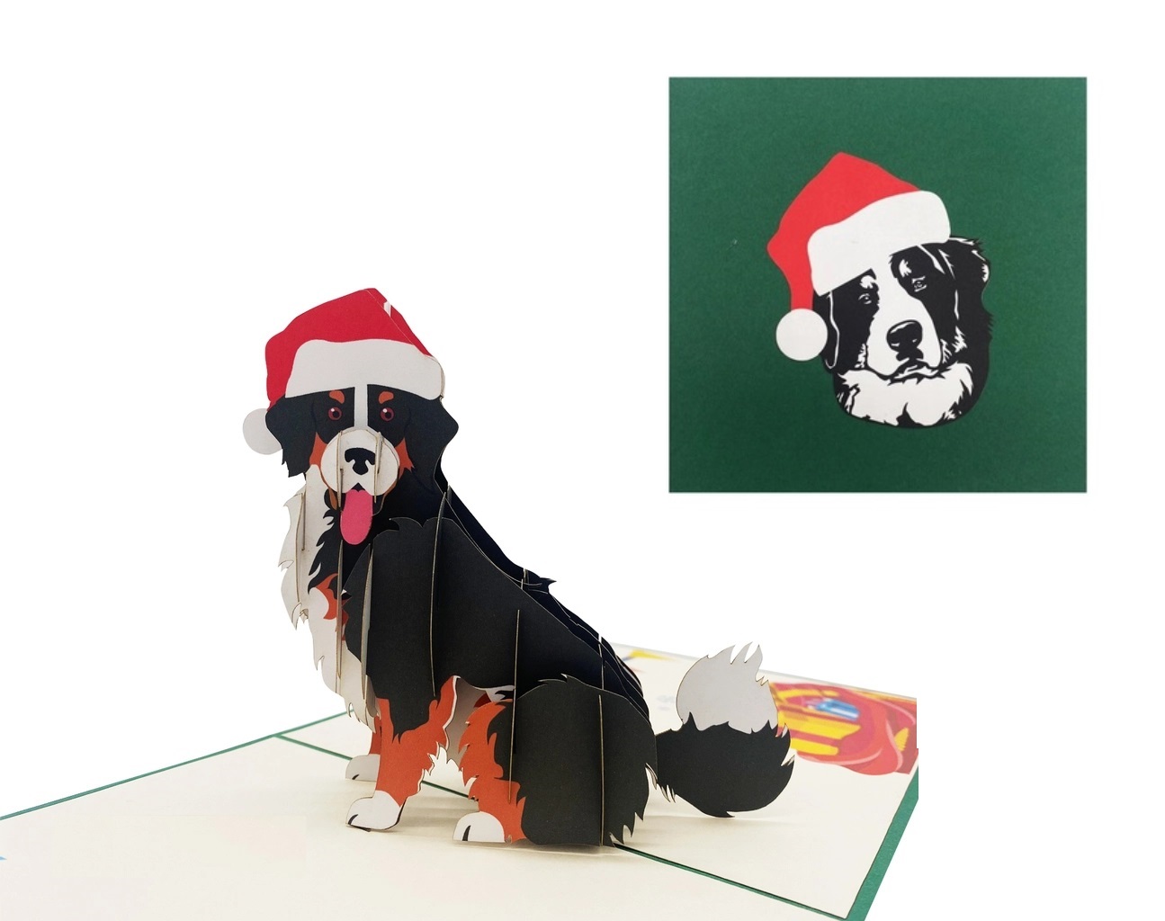 Thiệp Noel 3D Pop Up – Thiệp Giáng Sinh Đẹp Độc Đáo, Ông Già Noel & Cây Thông, Quà Tặng Ý Nghĩa