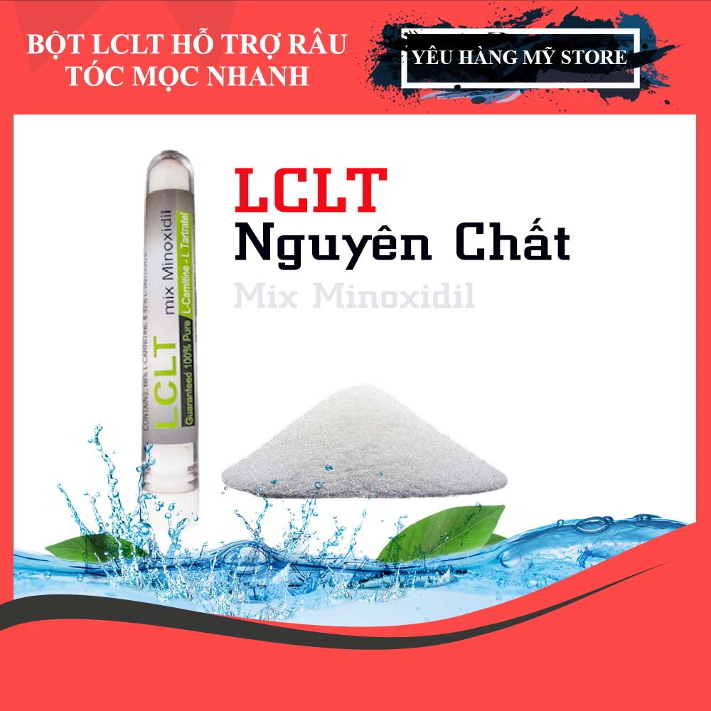 Bột Lclt hỗ trợ mọc râu tóc nhanh