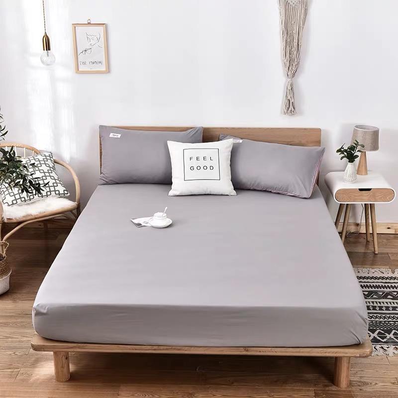 Ga giường Cotton thun cao cấp Ngọc Diệp  Bộ Ga trải nệm giường Tici drap bọc đệm 1m2 1m6 1m8 2m2 mát lạnh