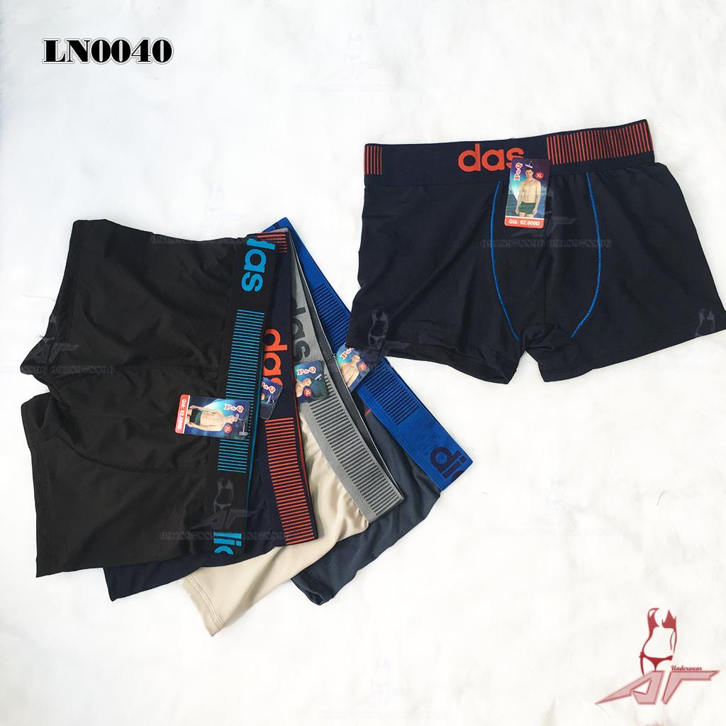 [HCM]05 quần lót nam - Xịp đùi boxer - Thun lạnh - Lưng bản rộng 3.5cm - LN0040x5