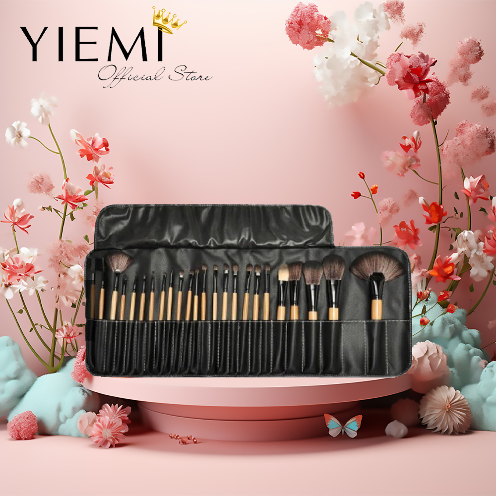 Bộ cọ trang điểm chuyên nghiệp 26 cọ cao cấp kèm túi đựng, cọ lông mày cọ nền má hồng bắt sáng cọ che khuyết điểm.
