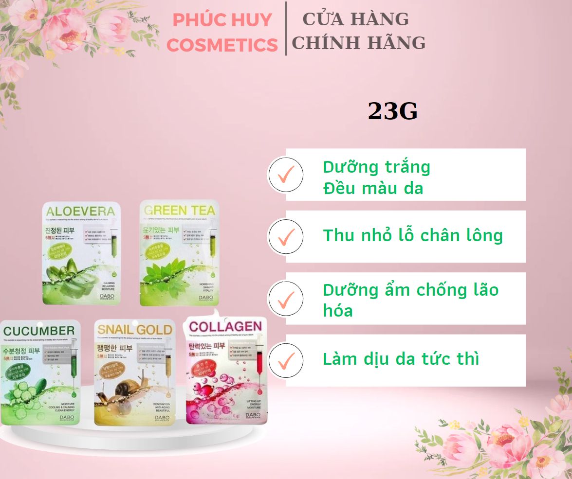 Mặt nạ giấy DaBo Hàn Quốc