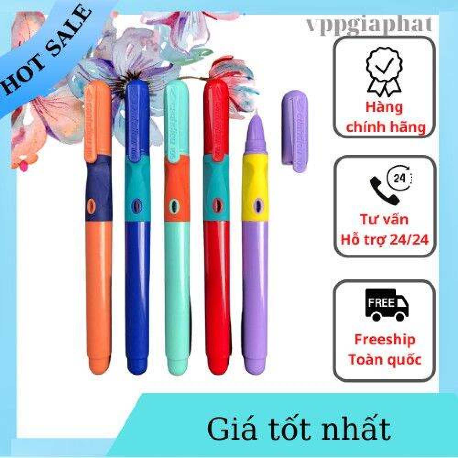Bút Cánh Diều 106 chuyên cho bé luyện viết chữ đẹp. Ngòi thanh đậm và ngòi trơn. Cây bút chính hãng.