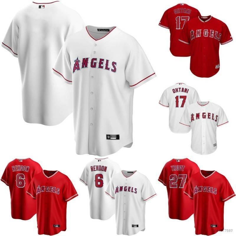 Top-quality MLB Los Angeles Angels Baseball Jersey Rendon Ohtani Trout