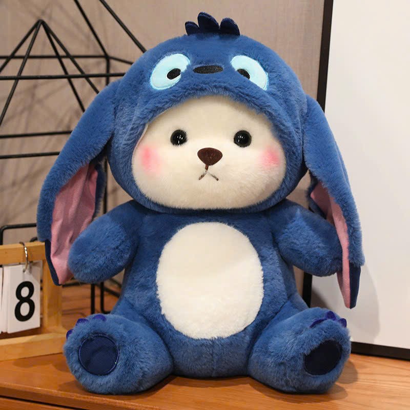 Gấu bông lena stick , gấu bông cosplay stick đội mũ ngộ nghĩnh đáng yêu mềm mịn