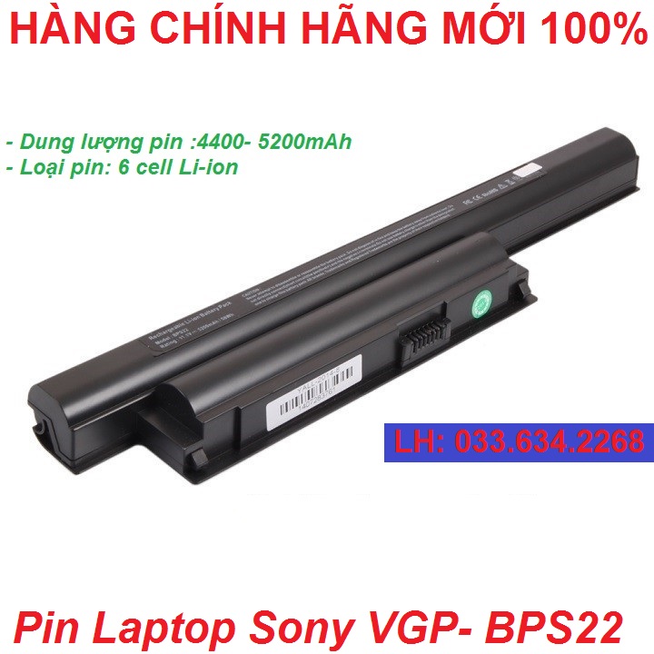 Pin Laptop Sony VGP- BPS22 - Pin Laptop Sony VGP- BPS22